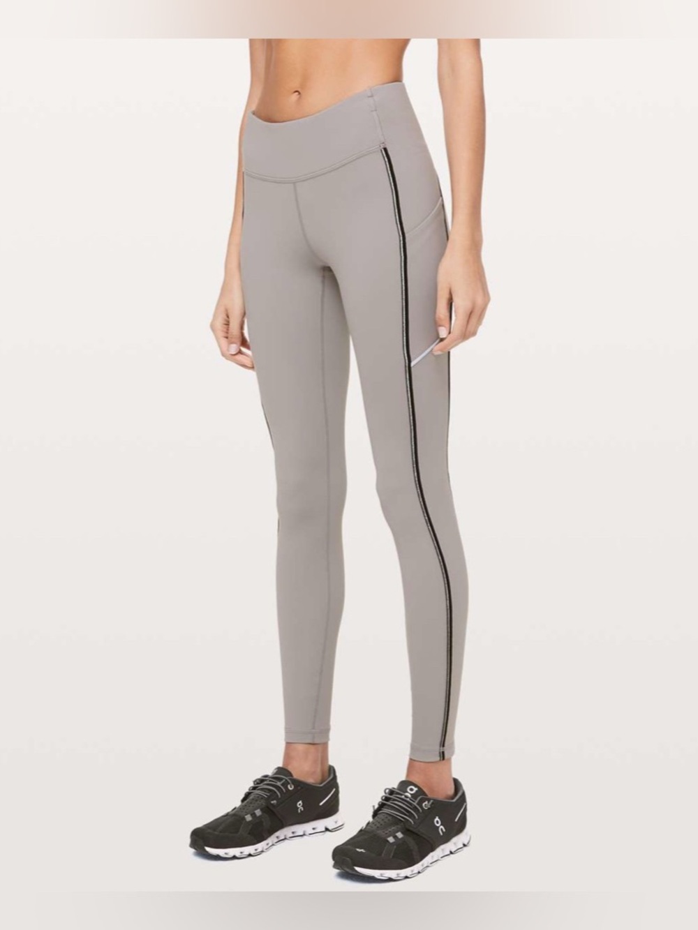 Lululemon Speed Up Tight Metallic 28" Leggings Sz 4